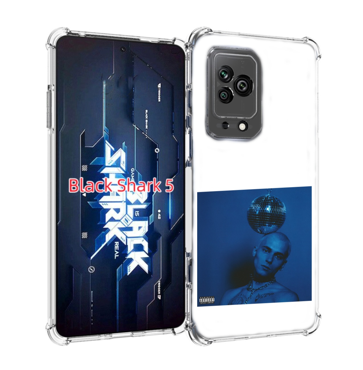 

Чехол MyPads Страха нет OFFMi для Xiaomi Black Shark 5, Прозрачный, Tocco