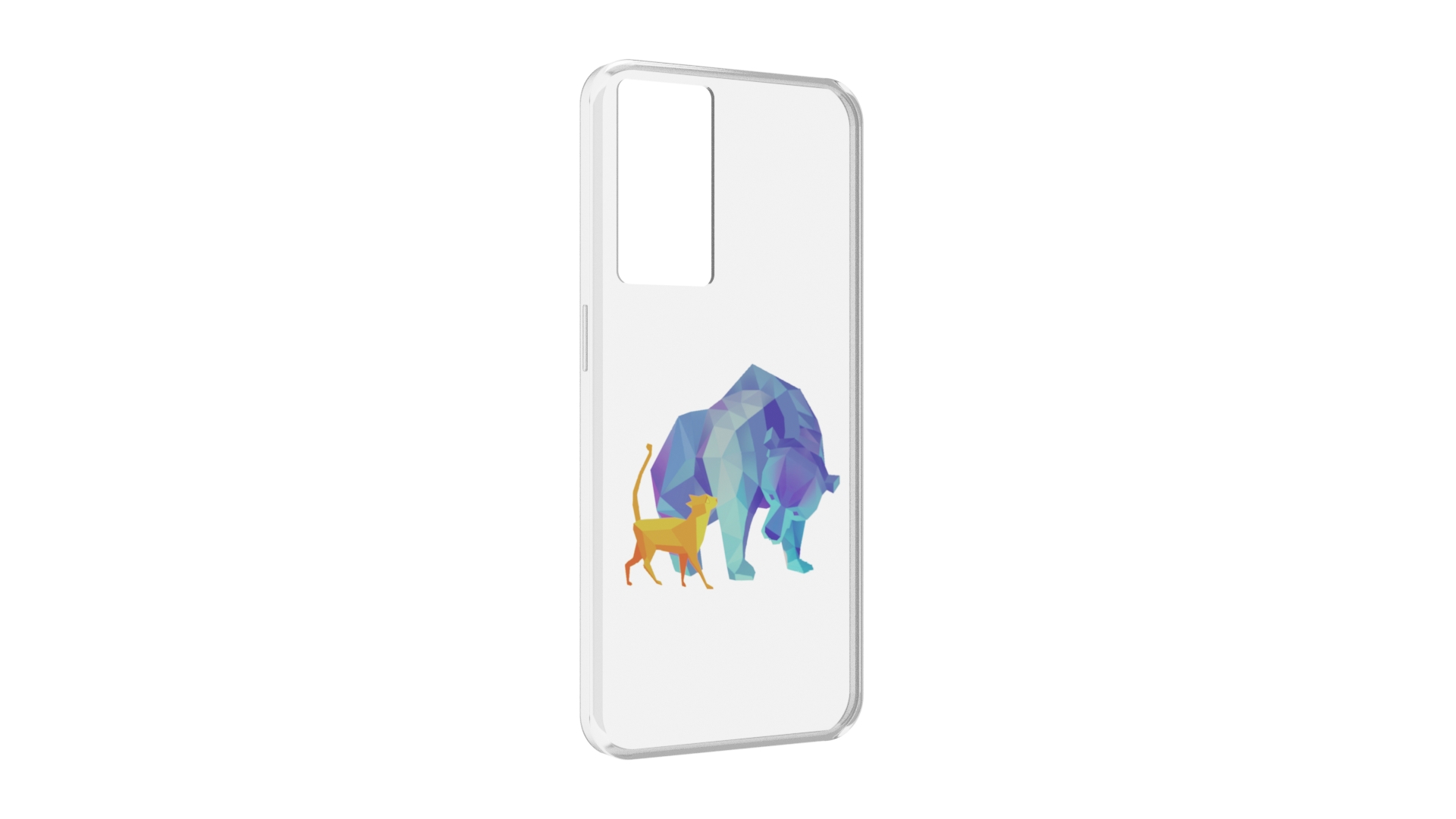 

Чехол MyPads Кот-и-медведь для OPPO A96 5G / Reno7 Lite / Reno 7Z / F12 Pro 5G, Прозрачный, Tocco