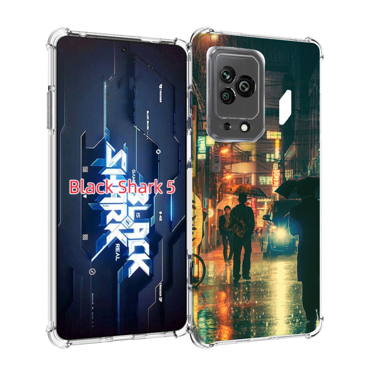 

Чехол MyPads Токио-сеул для Xiaomi Black Shark 5, Прозрачный, Tocco