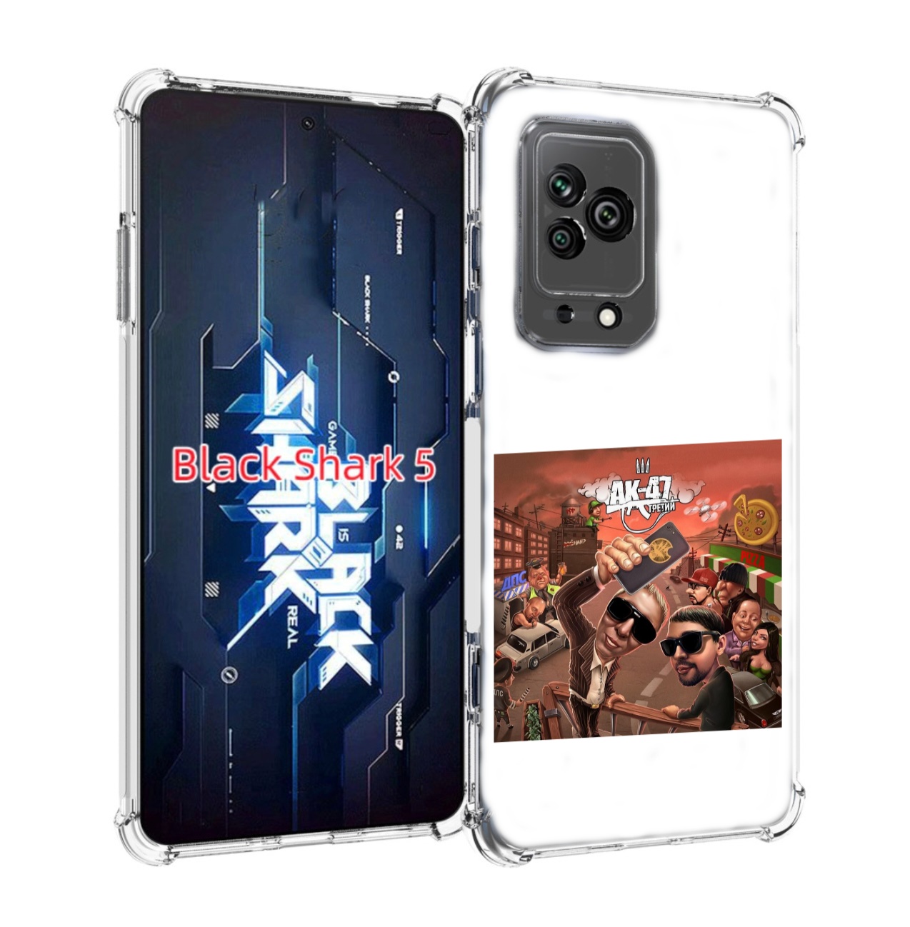 

Чехол MyPads Третий АК-47 для Xiaomi Black Shark 5, Прозрачный, Tocco