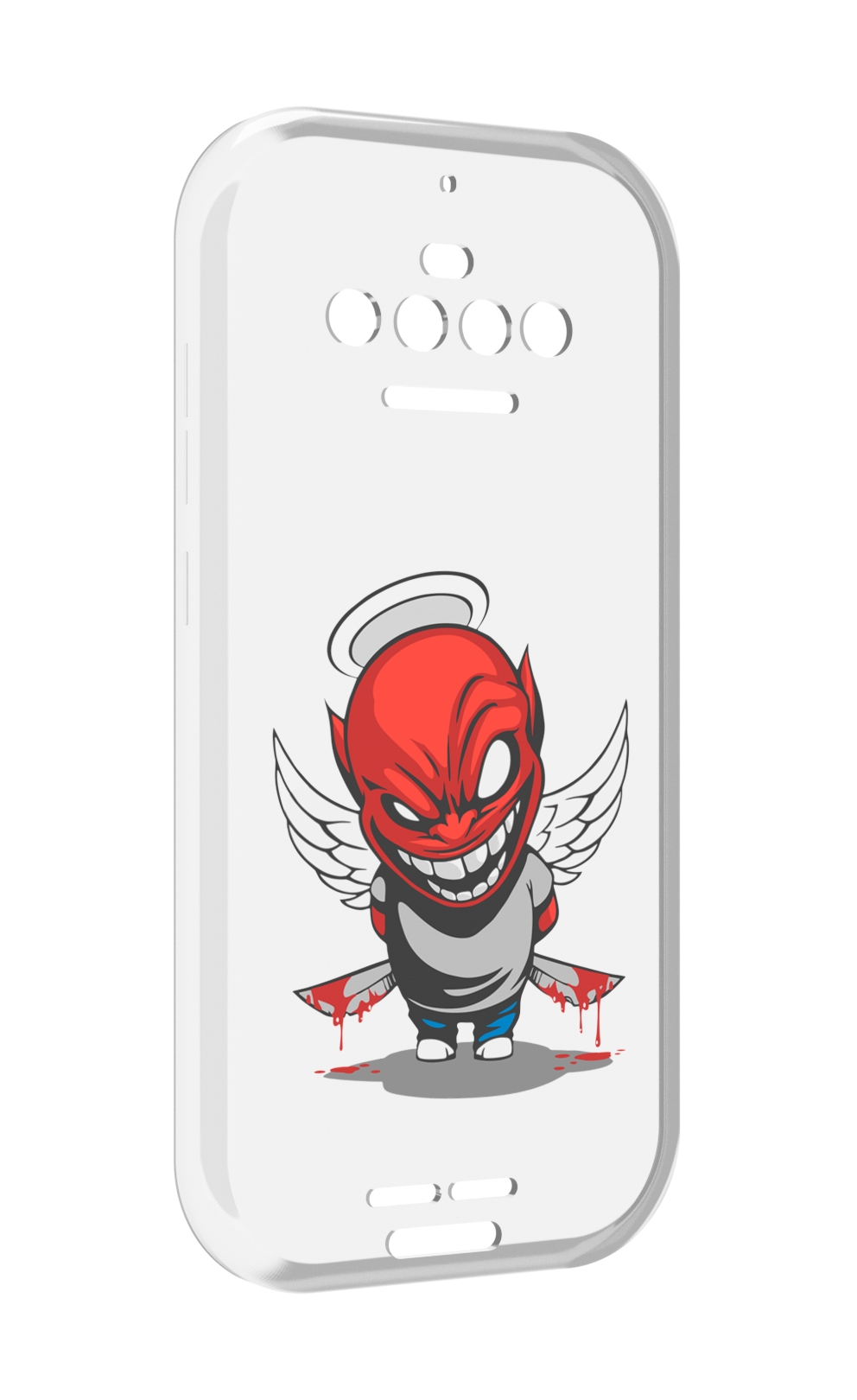 

Чехол MyPads злой-ангел для Oukitel F150 R2022, Прозрачный, Tocco
