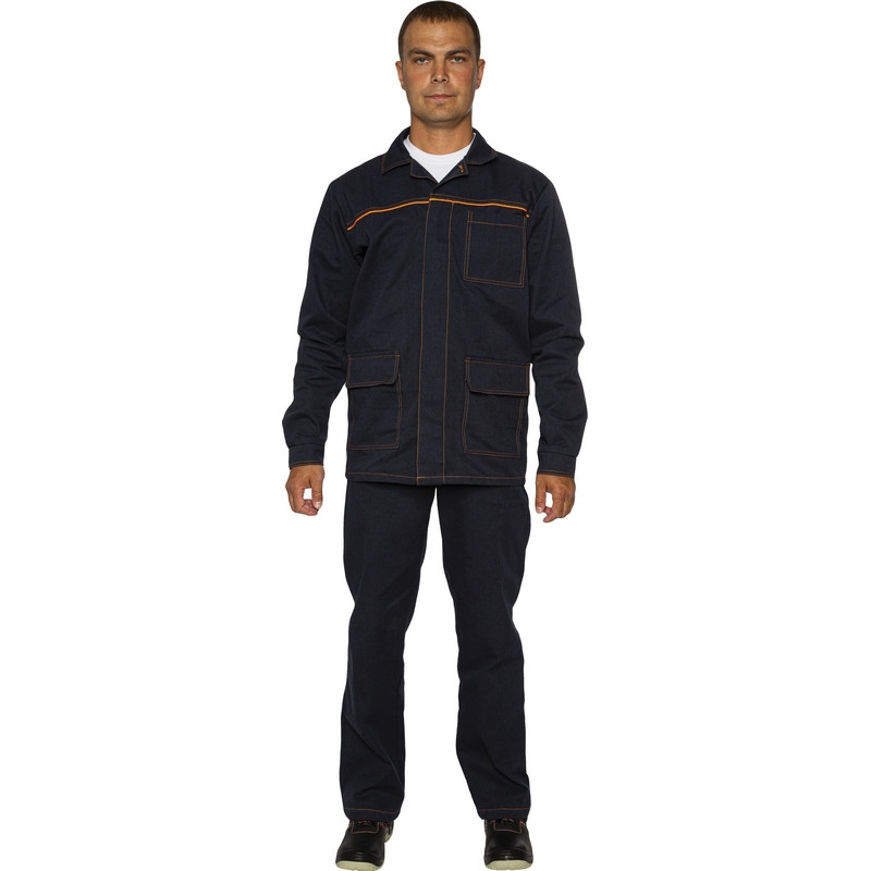 

Костюм рабочий NoBrand 1163136-K синий 52-54, 170-176