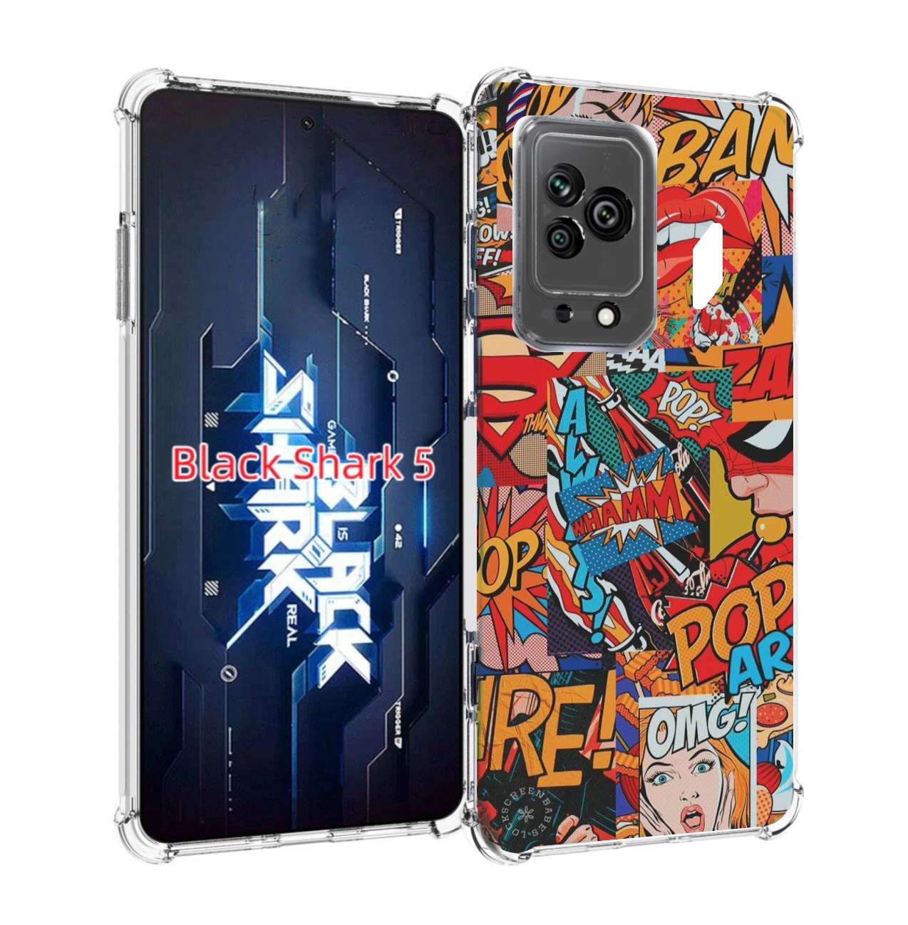 

Чехол MyPads Фон для Xiaomi Black Shark 5, Прозрачный, Tocco