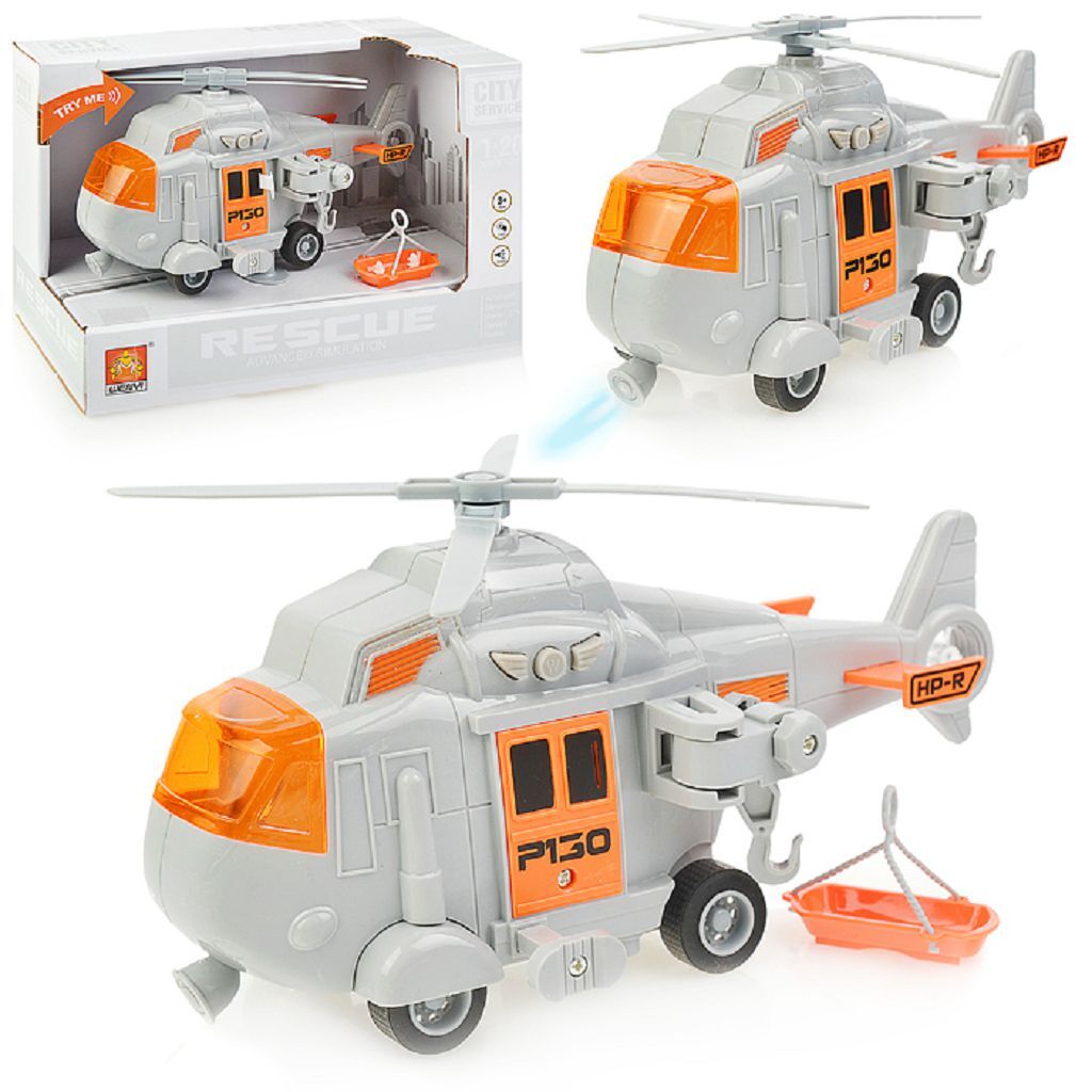 Игрушка Вертолет на батарейках, в коробке WY760E катер police на батарейках свет звук серый в коробке 2020 2a