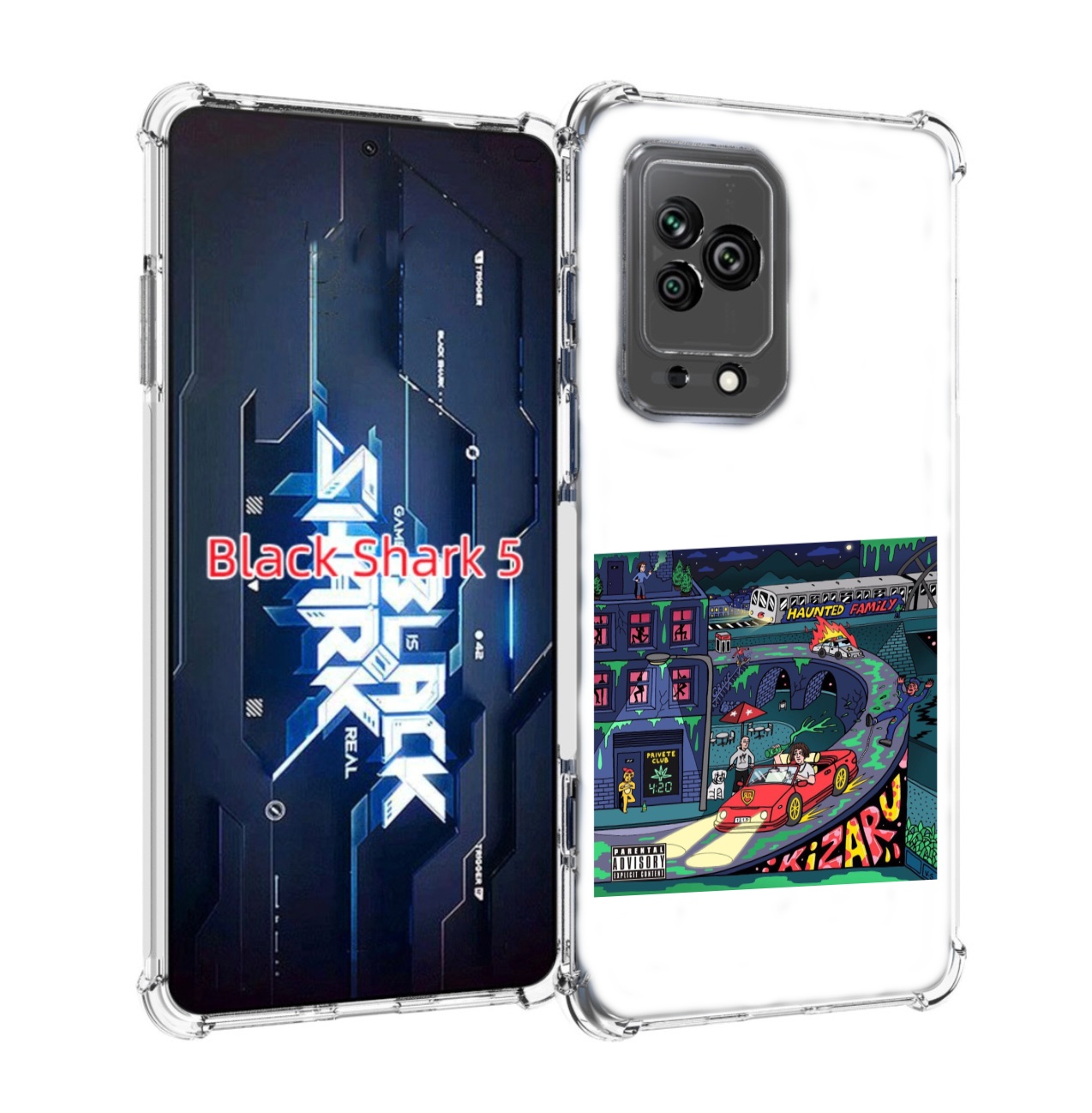 

Чехол MyPads Яд (альбом Kizaru) для Xiaomi Black Shark 5, Прозрачный, Tocco