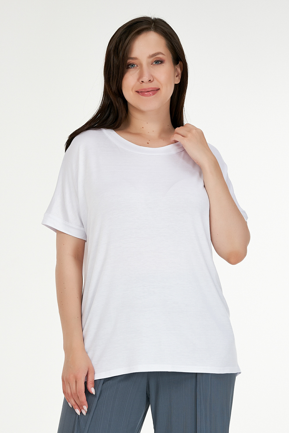 

Блуза женская OLSI 2110009 белая 62 RU, Белый, 2110009