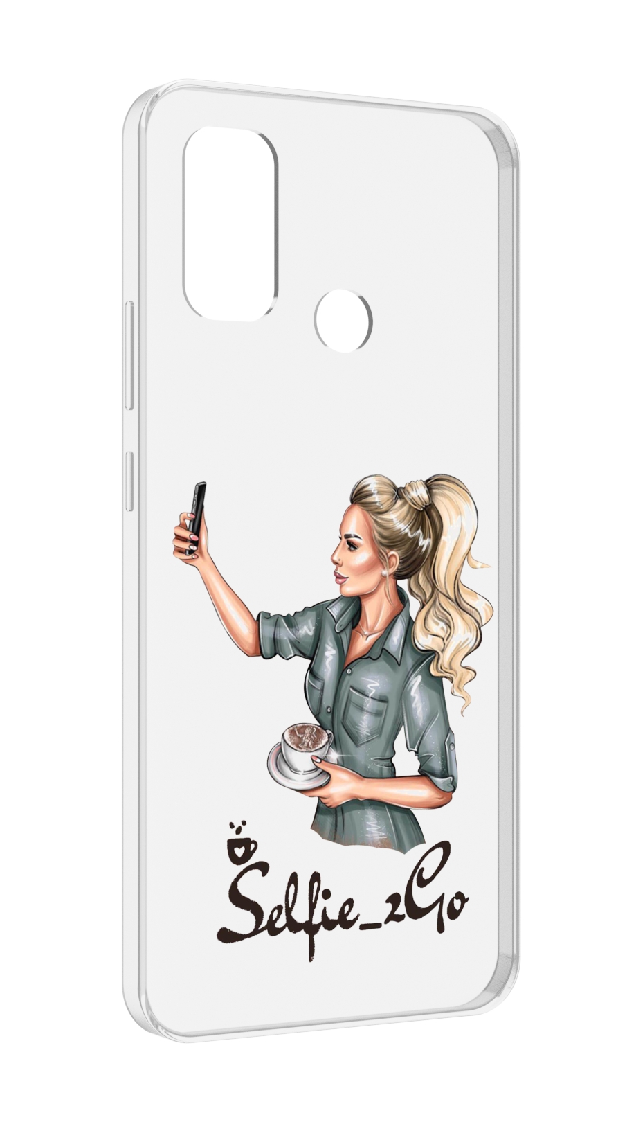 

Чехол MyPads Селфи-девушка женский для UleFone Note 10P/Note 10, Прозрачный, Tocco