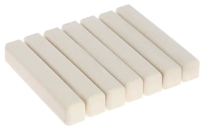 Мелки белые «АЛГЕМ», в наборе 468 штук, квадратные