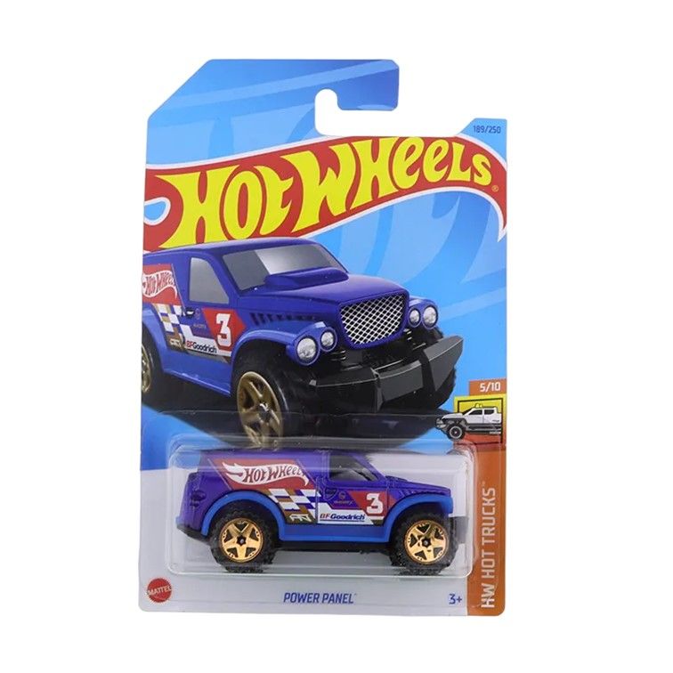 Машинка Hot Wheels внедорожник HKJ01 металлическая Power Panel синий kiddiedrive внедорожник трансформер big wheels в блистере