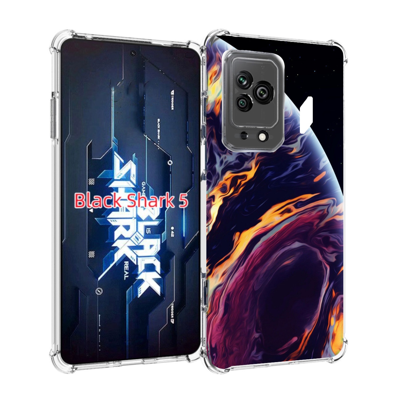 

Чехол MyPads акварельная планета для Xiaomi Black Shark 5, Прозрачный, Tocco
