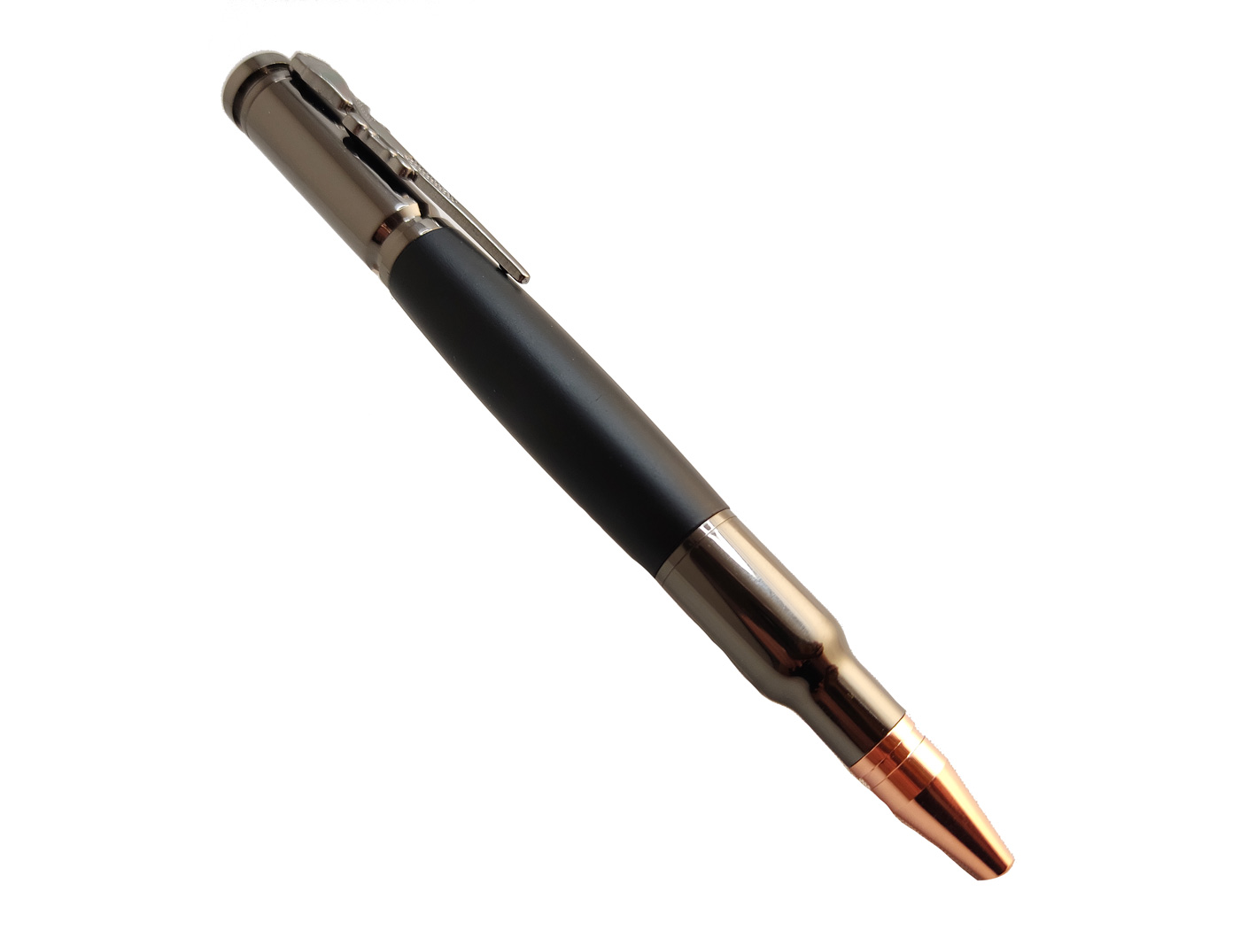 

Ручка патрон для охотника темная, толщина линии 0,5 мм, pen_plast_black