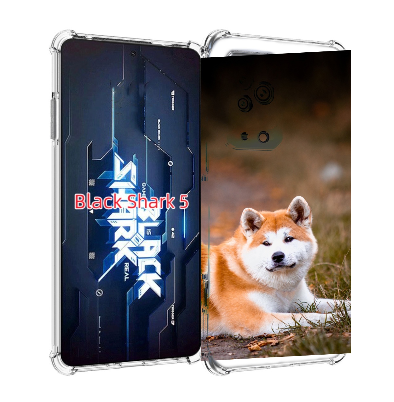

Чехол MyPads акита ину для Xiaomi Black Shark 5, Прозрачный, Tocco