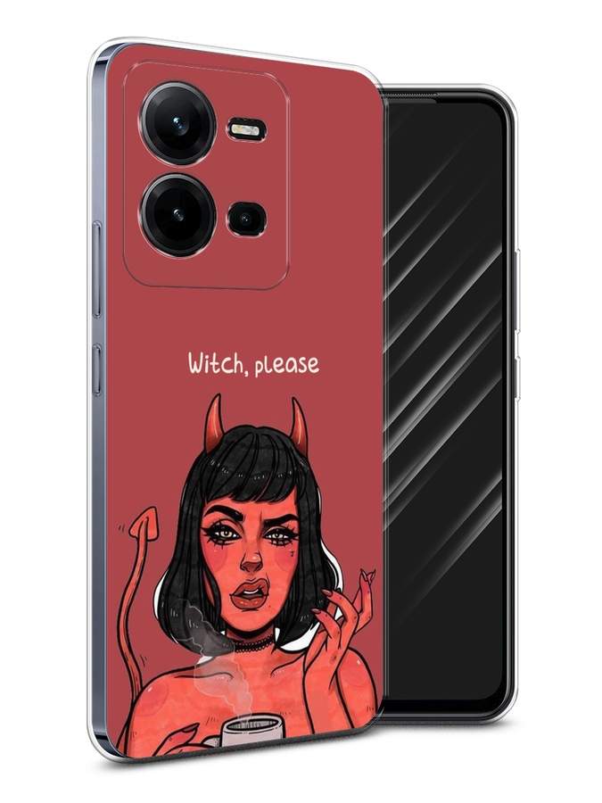 

Чехол Awog на Vivo V25e / Виво V25e "Evil Girl", Красный;черный