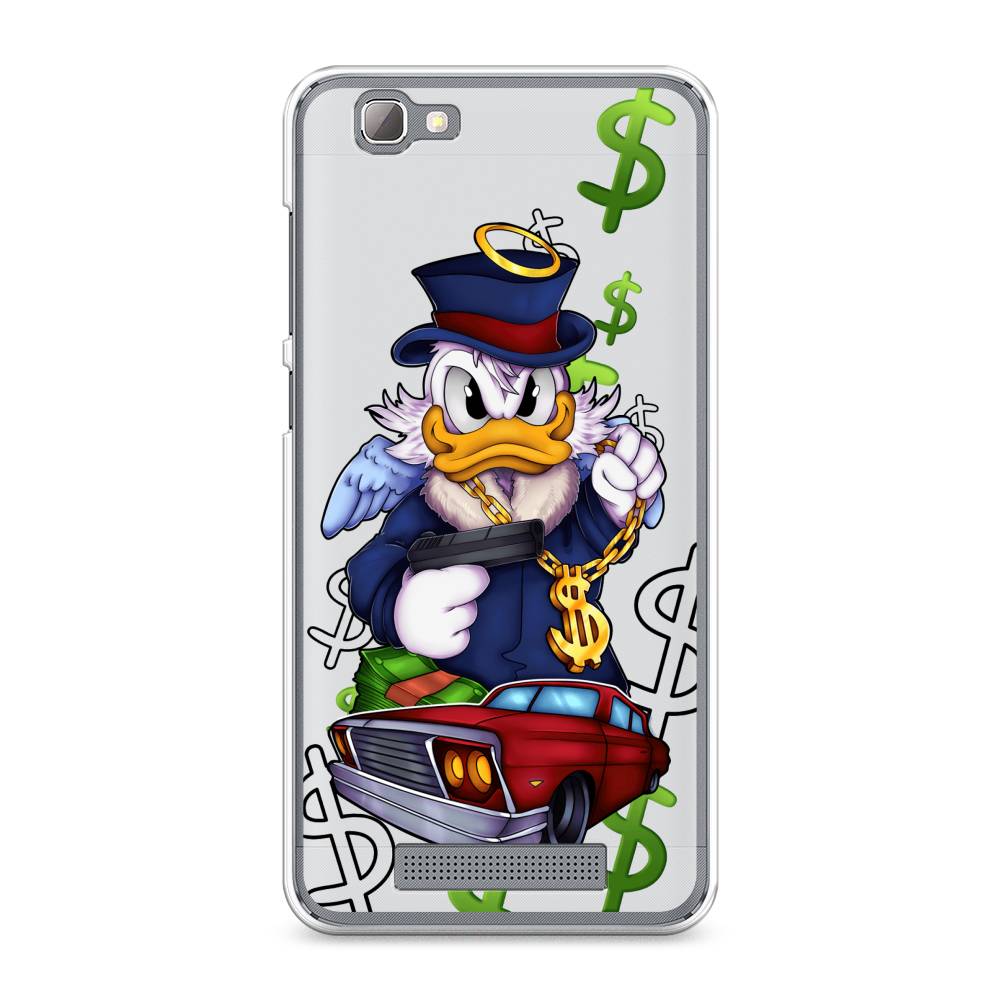 

Чехол на ZTE Blade A610 "Scrooge McDuck with a Gold Chain", Красный;синий;белый, 130950-6