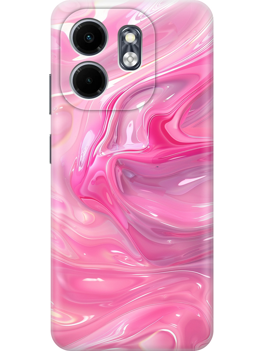 

Силиконовый чехол на Infinix Hot 50i/Smart 9 с принтом "Розовые волны", Прозрачный;розовый, 786719331