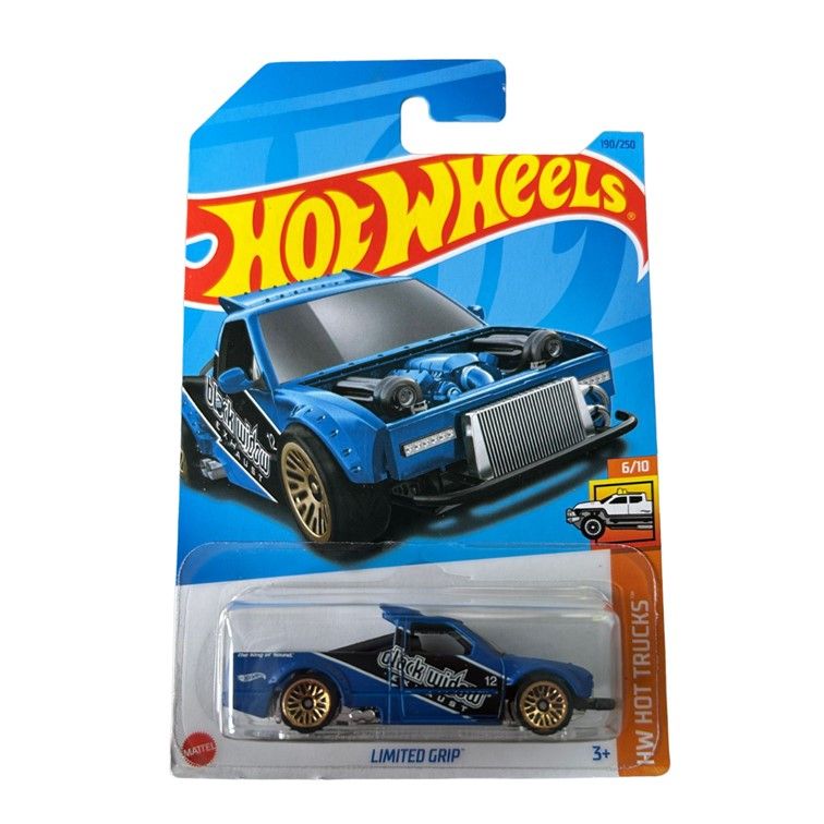 Машинка Hot Wheels пикап HKK60 металлическая Limited Grip синий машинка hot wheels пикап hkk60 металлическая limited grip синий