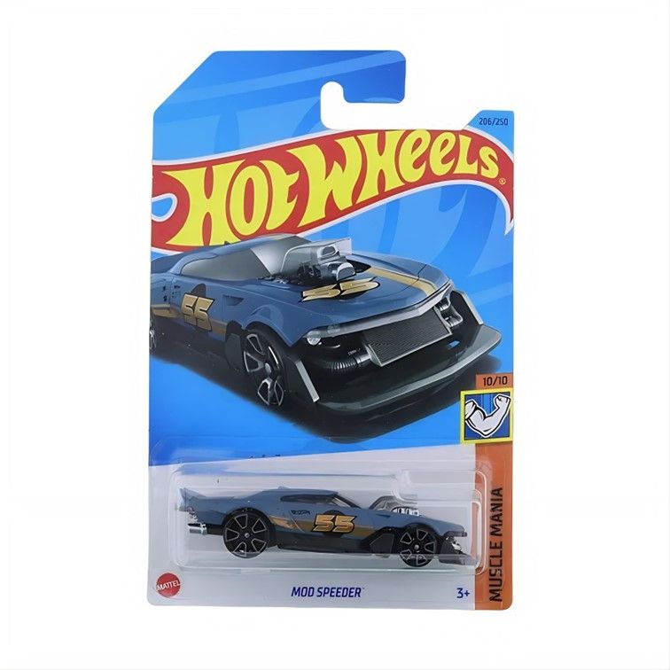 Машинка Hot Wheels легковая машина HKG59 металлическая Mod Speeder серый машинка hot wheels muscle speeder 5785 dhw54