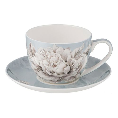 

Чайная пара Lefard White Flower 330 мл голубая