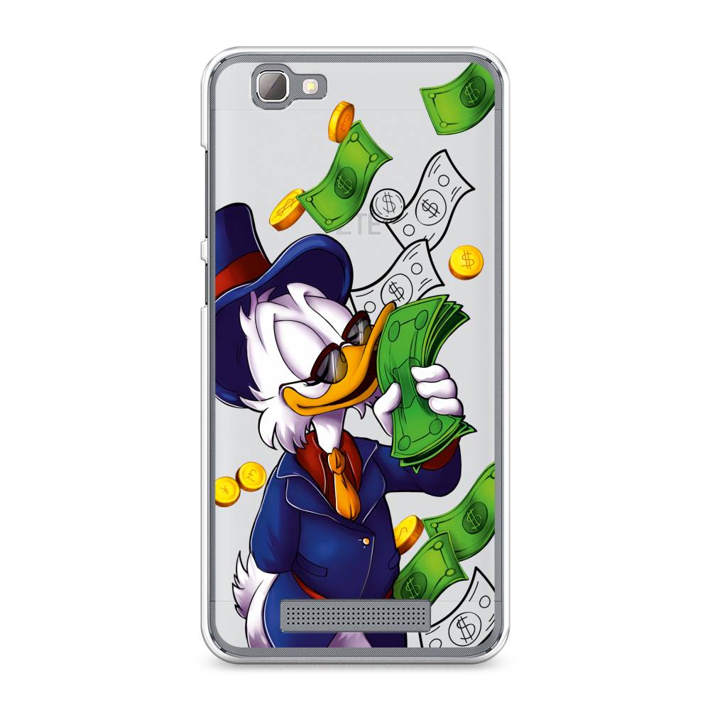 

Чехол на ZTE Blade A610 "Scrooge McDuck with Money", Синий;зеленый;белый, 130950-6
