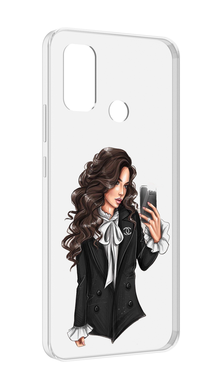 

Чехол MyPads Стильная-девушка для UleFone Note 10P/Note 10, Прозрачный, Tocco