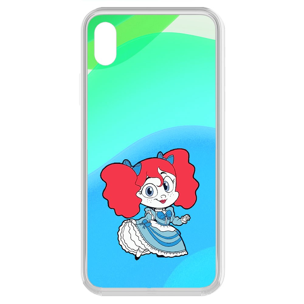 фото Чехол-накладка krutoff clear case хаги ваги - кукла поппи для iphone xr