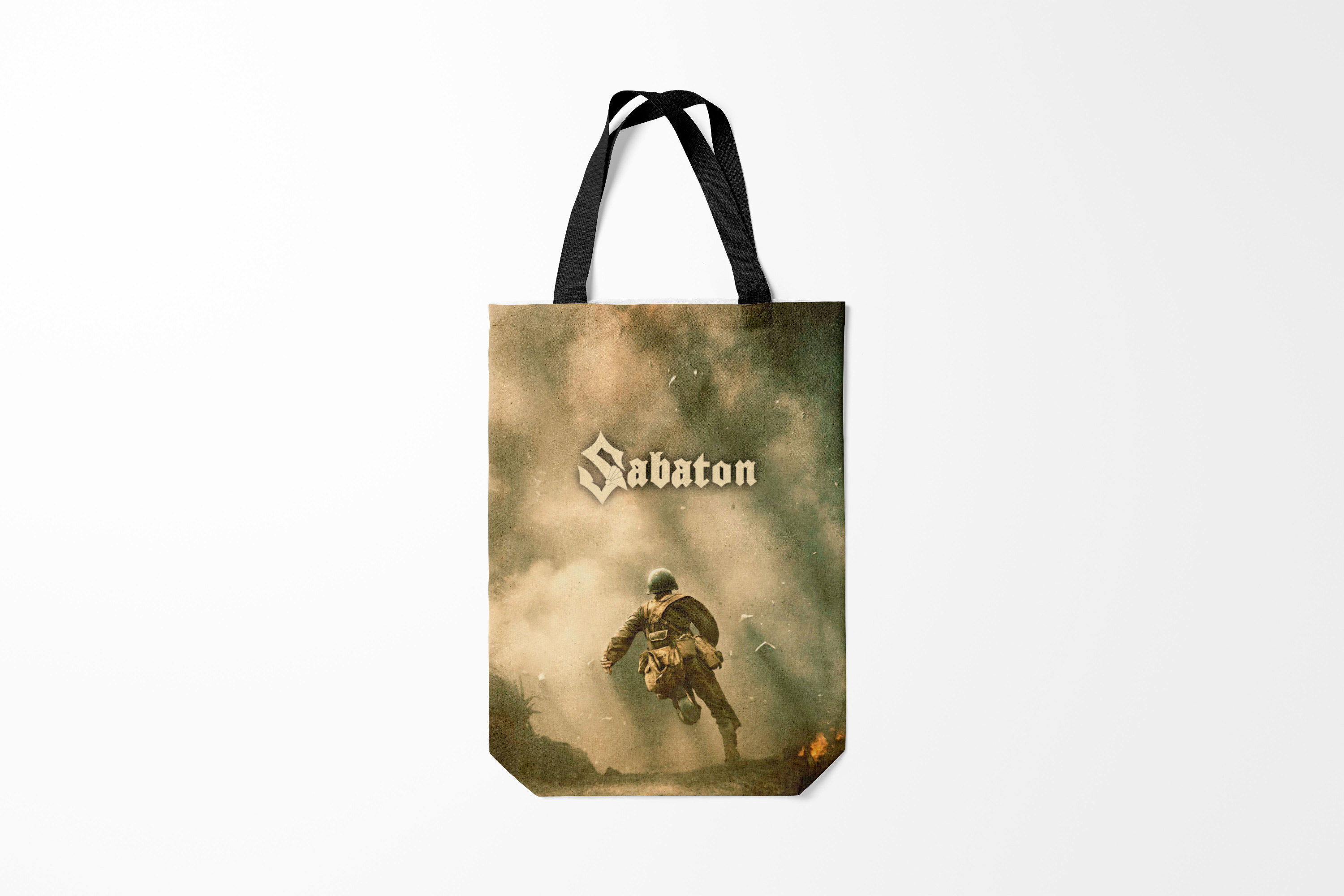 

Сумка шoппер унисекс Burnettie Sabaton, черный, Sabaton