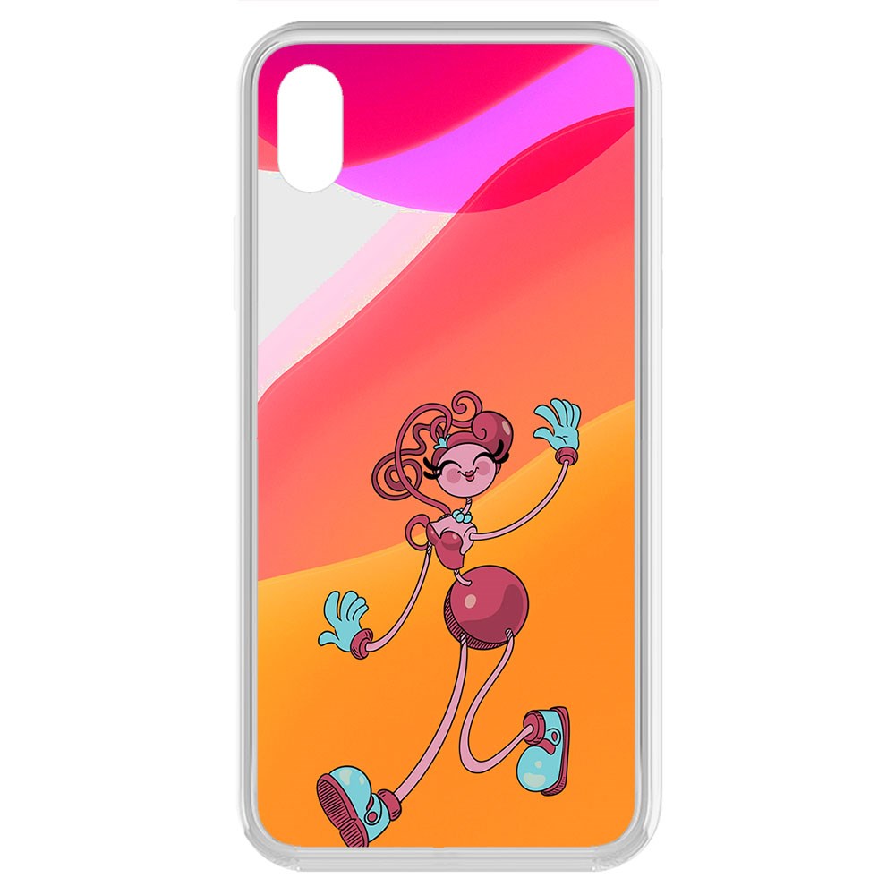

Чехол-накладка Krutoff Clear Case Хаги Ваги - Мама Длинные Ноги для iPhone XR, Прозрачный