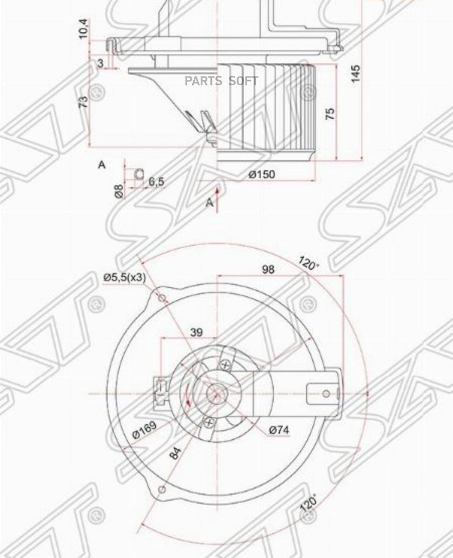 

SAT Мотор печки Toyota Corolla/Runx/Allex/Spacio#ZE12#/Premio/Allion/Will VS/Caldina#ZE24#