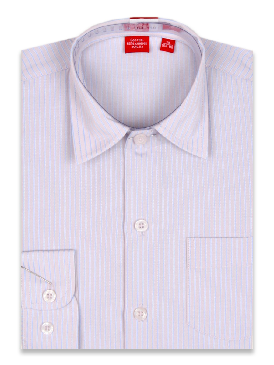 

Рубашка детская Imperator Oxford 12, голубой с розовым, 104, Oxford 12