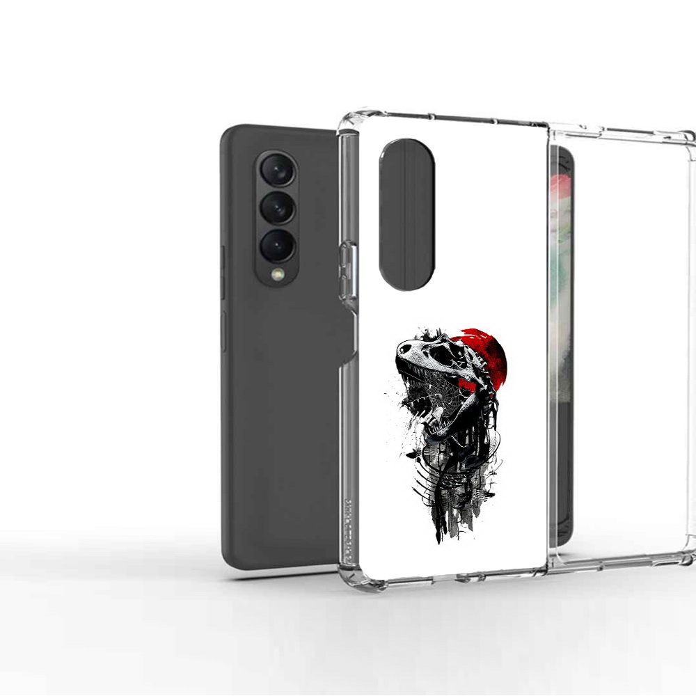 

Чехол MyPads Tocco для Samsung Galaxy Z Fold2 вымерший динозавр, Прозрачный, Tocco