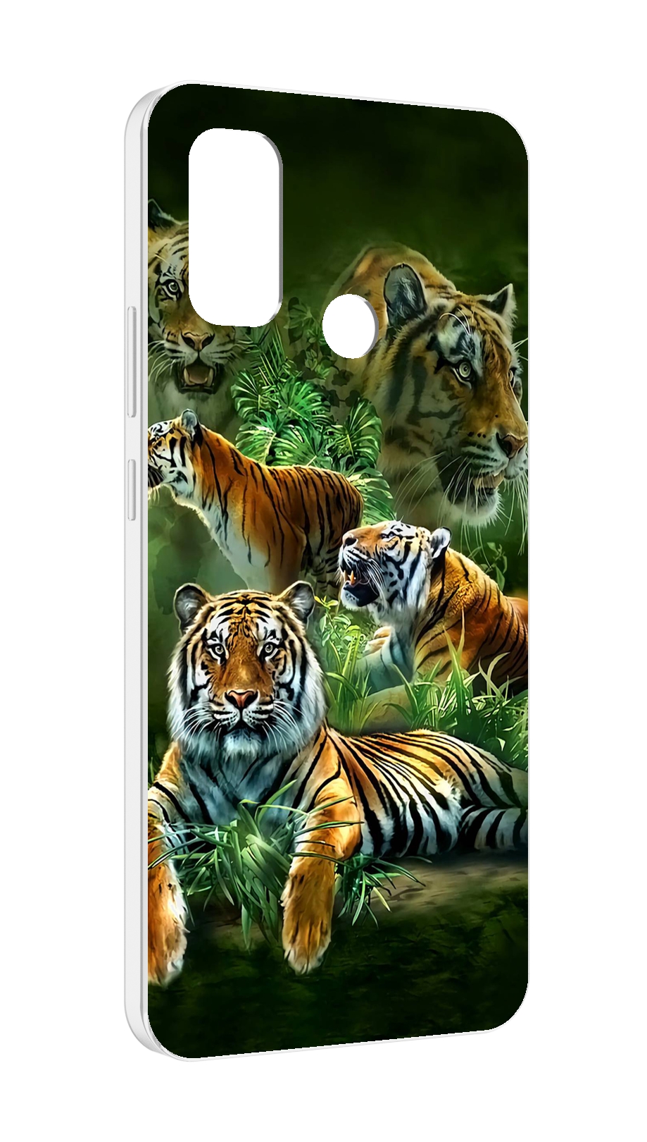 

Чехол MyPads Тигры для UleFone Note 10P/Note 10, Прозрачный, Tocco