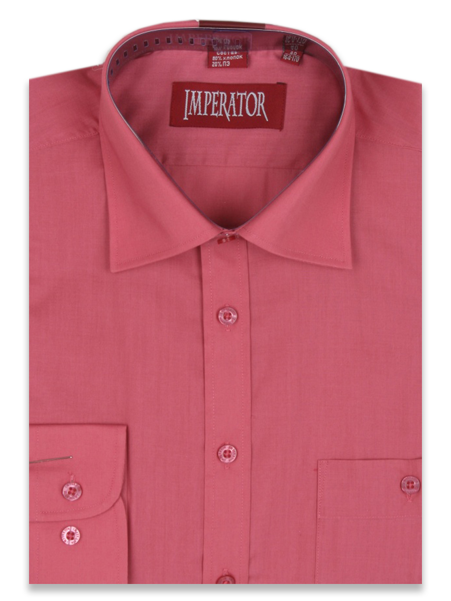 

Рубашка мужская Imperator Dragon-П sl красная 38/164-170, Красный, Dragon-П sl