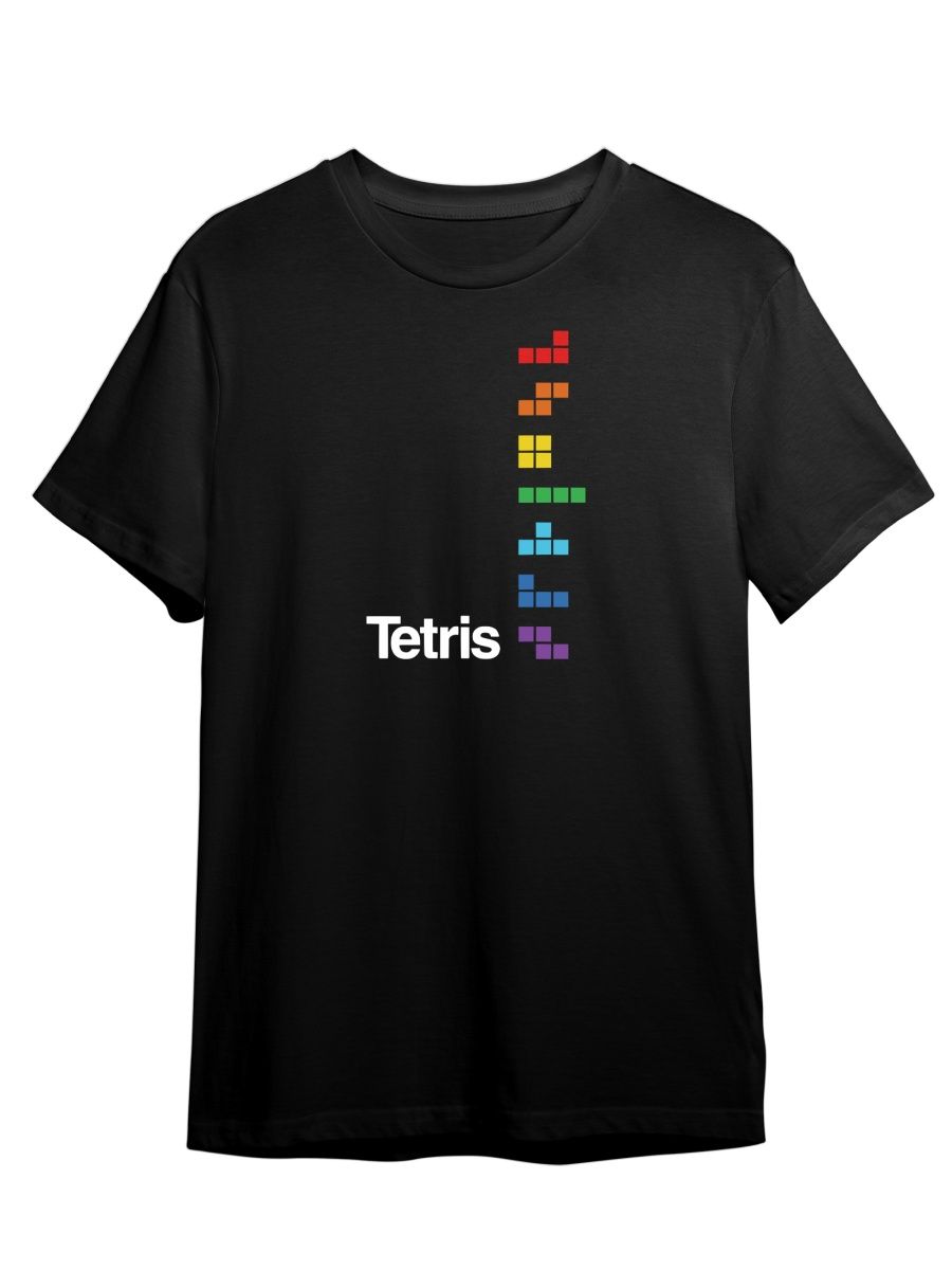 

Футболка унисекс Каждому Своё Tetris/Тетрис/Головоломка GMRT12 черная XL, Черный, "Tetris/Тетрис/Головоломка" GMRT12