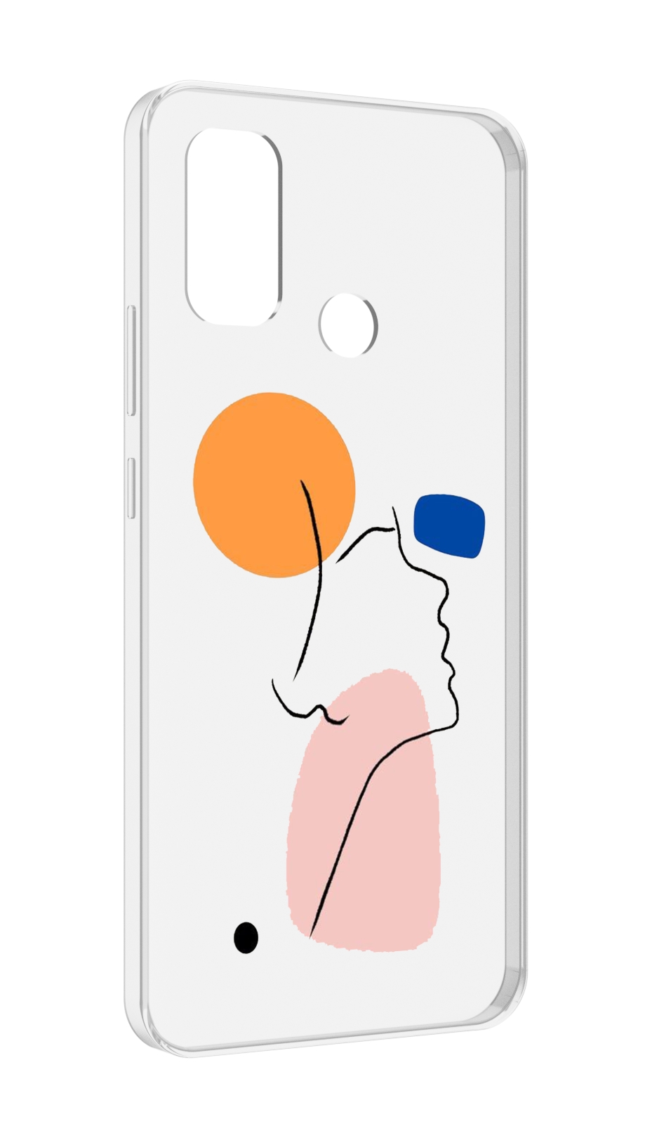 

Чехол MyPads абстракция девушки женский для UleFone Note 10P/Note 10, Прозрачный, Tocco