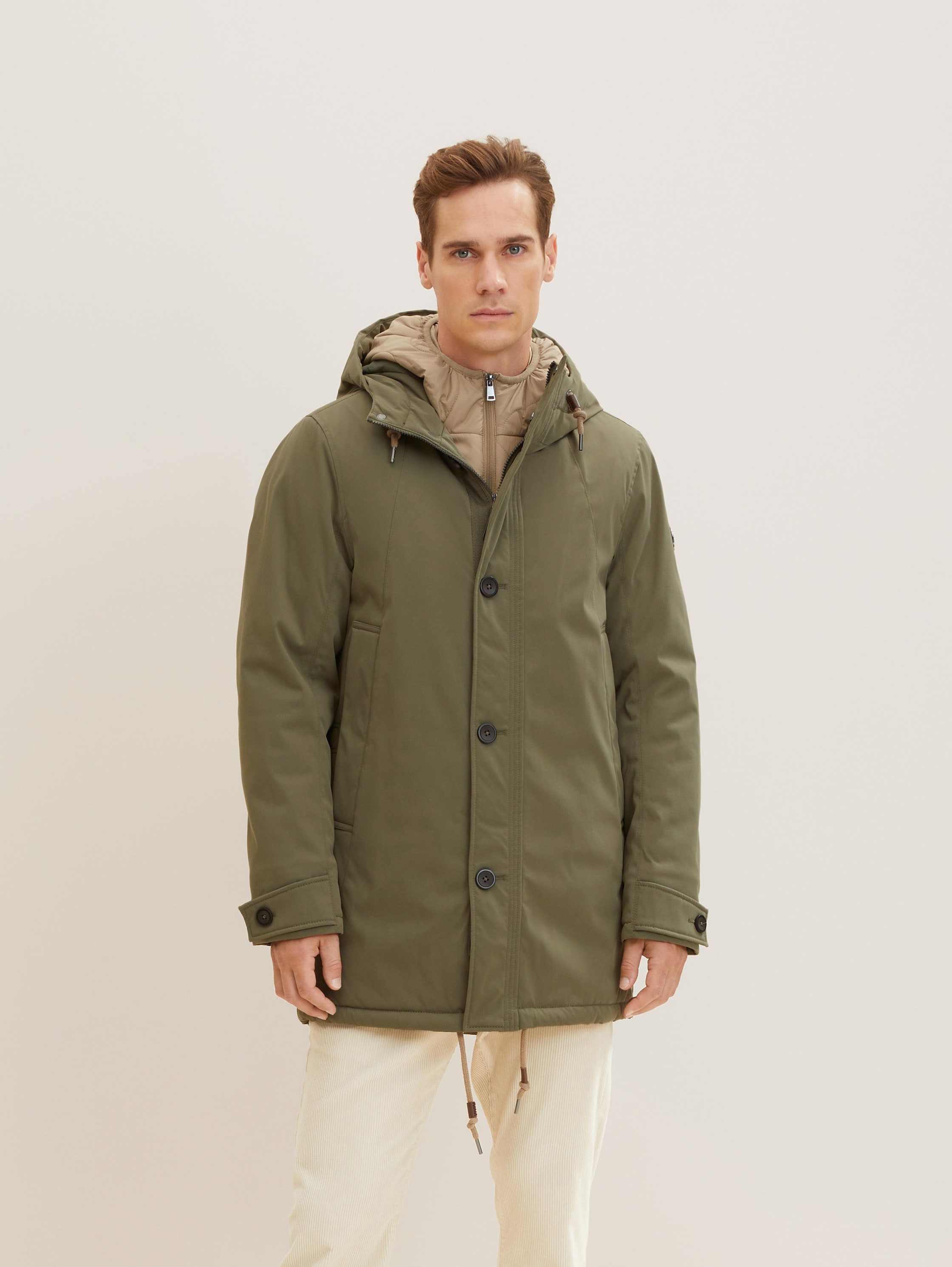 

Куртка мужская TOM TAILOR 1032496 зеленая M, 1032496