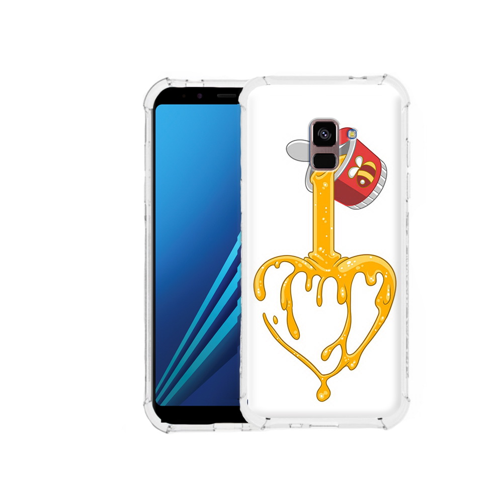 

Чехол MyPads Tocco для Samsung Galaxy A8 Plus медовое сердце (PT119249.593.471), Tocco