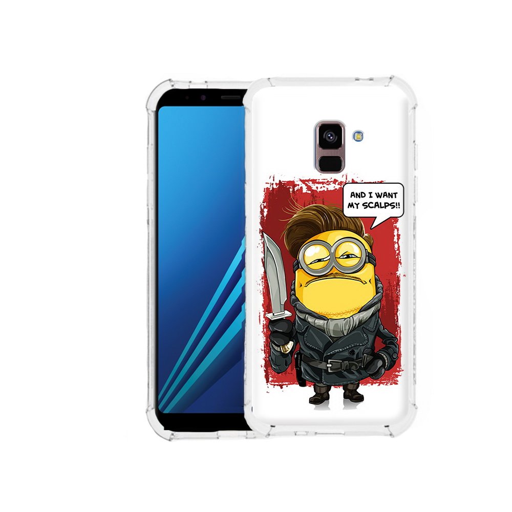 

Чехол MyPads Tocco для Samsung Galaxy A8 Plus миньон убийца (PT119249.593.477), Tocco
