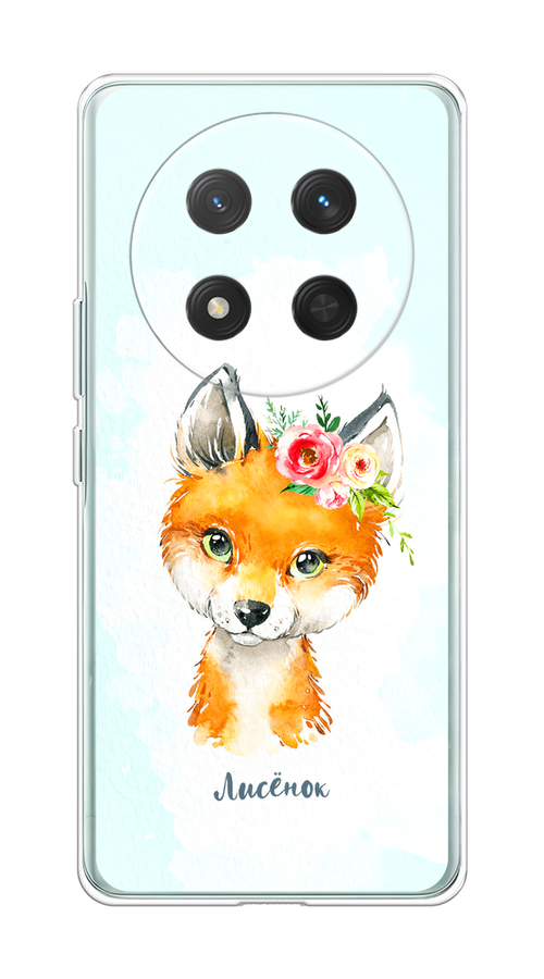 

Чехол на Honor X9C/X60 Pro Мой лисёнок, Голубой;оранжевый, 6125350-1