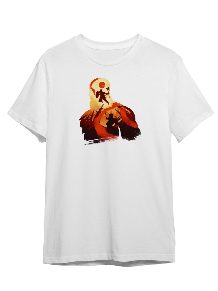 

Футболка унисекс Каждому Своё God of War/Бог войны/Кратос GMGW1 белая XL, Белый, "God of War/Бог войны/Кратос" GMGW1