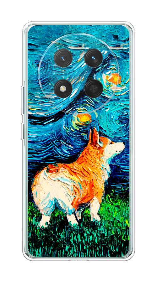

Чехол на Honor X9C/X60 Pro Корги звёздная ночь, Коричневый;белый;зеленый, 6125350-1