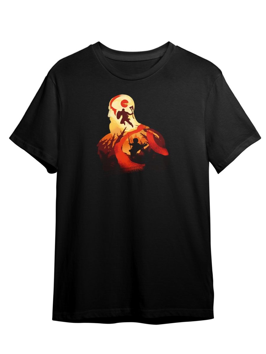 

Футболка унисекс Каждому Своё God of War/Бог войны/Кратос GMGW1 черная 4XL, "God of War/Бог войны/Кратос" GMGW1