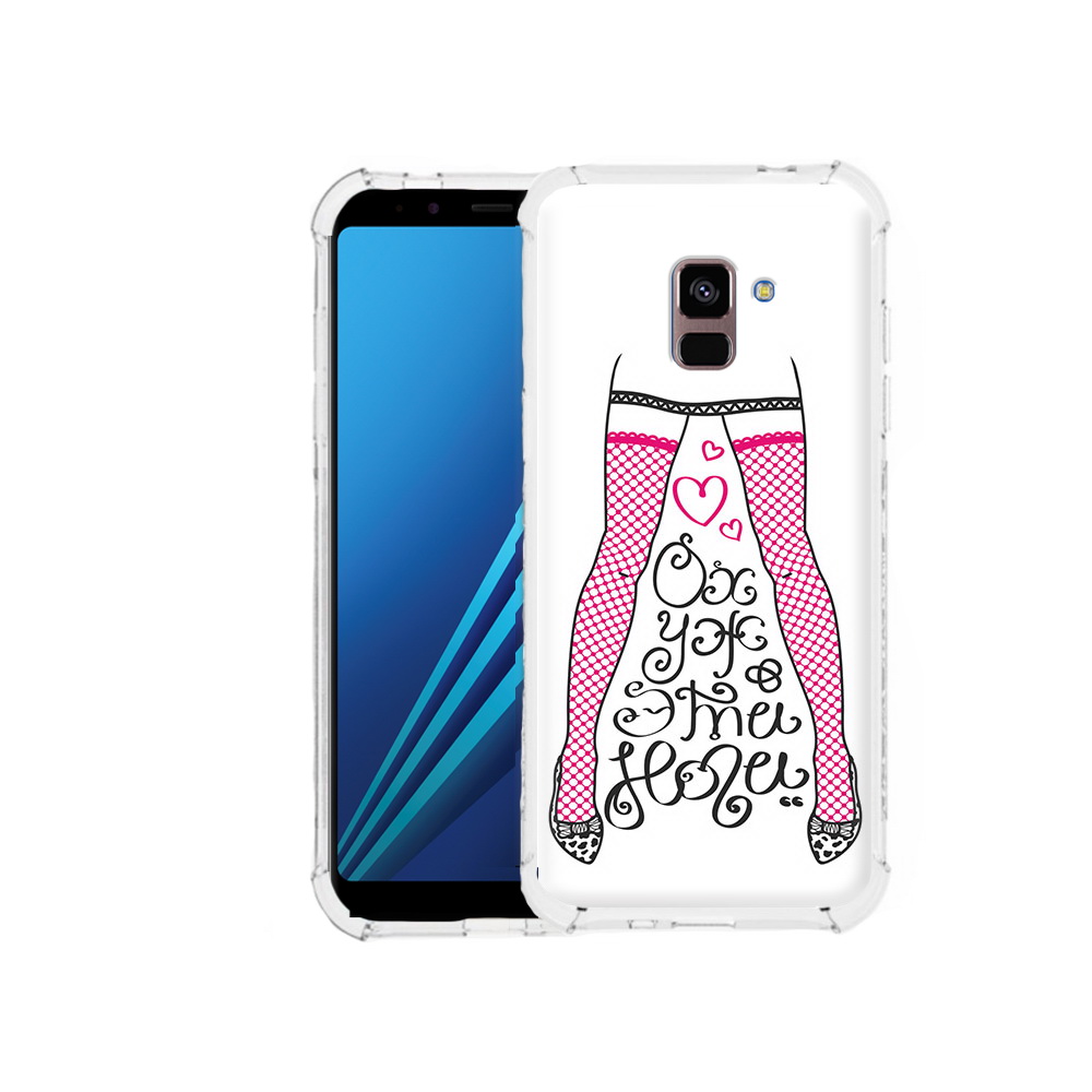 

Чехол MyPads Tocco для Samsung Galaxy A8 Plus нарисованные ноги в чулках, Tocco