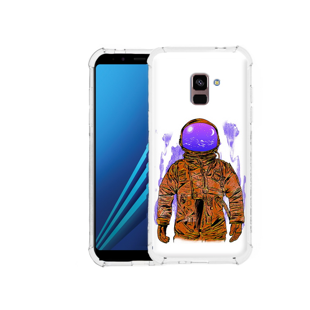 

Чехол MyPads Tocco для Samsung Galaxy A8 Plus нарисованный мужчина в скафандре, Tocco