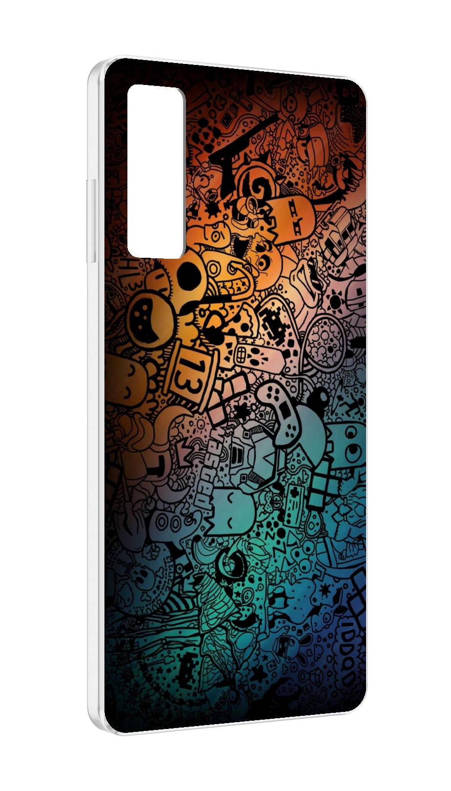 

Чехол MyPads стикеты в тени для TCL 20 5G, Прозрачный, Tocco