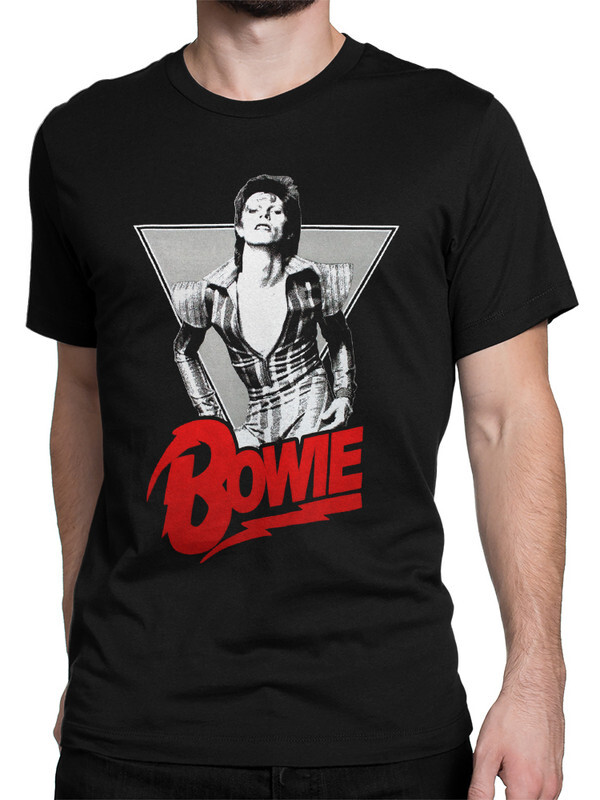 фото Футболка мужская design heroes дэвид боуи - david bowie черная 2xl