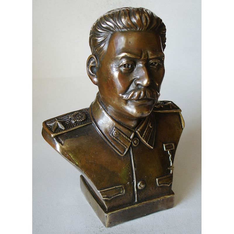 

Бюст Сталина,бронза,высота 18см, Бронзовый, VP-76АSTALL