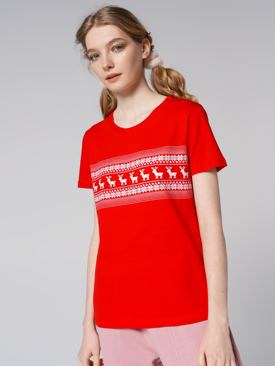 

Футболка женская ТВОЕ 77022 цв. красный р.XL, 77022