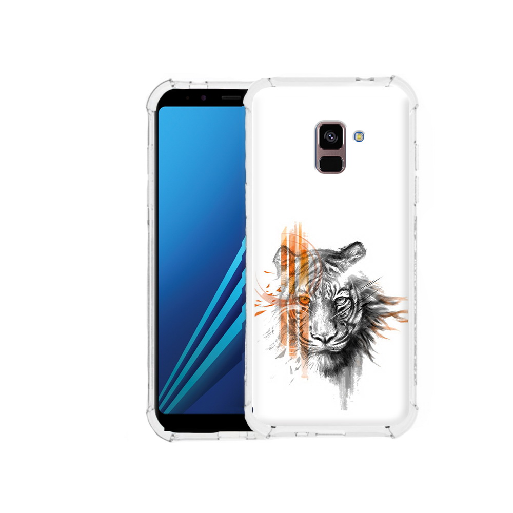 

Чехол MyPads Tocco для Samsung Galaxy A8 Plus огненный тигр (PT119249.593.526), Tocco