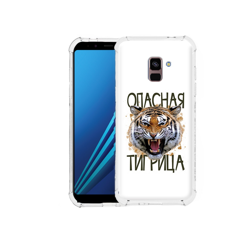 

Чехол MyPads Tocco для Samsung Galaxy A8 Plus опасная тигрица (PT119249.593.527), Tocco