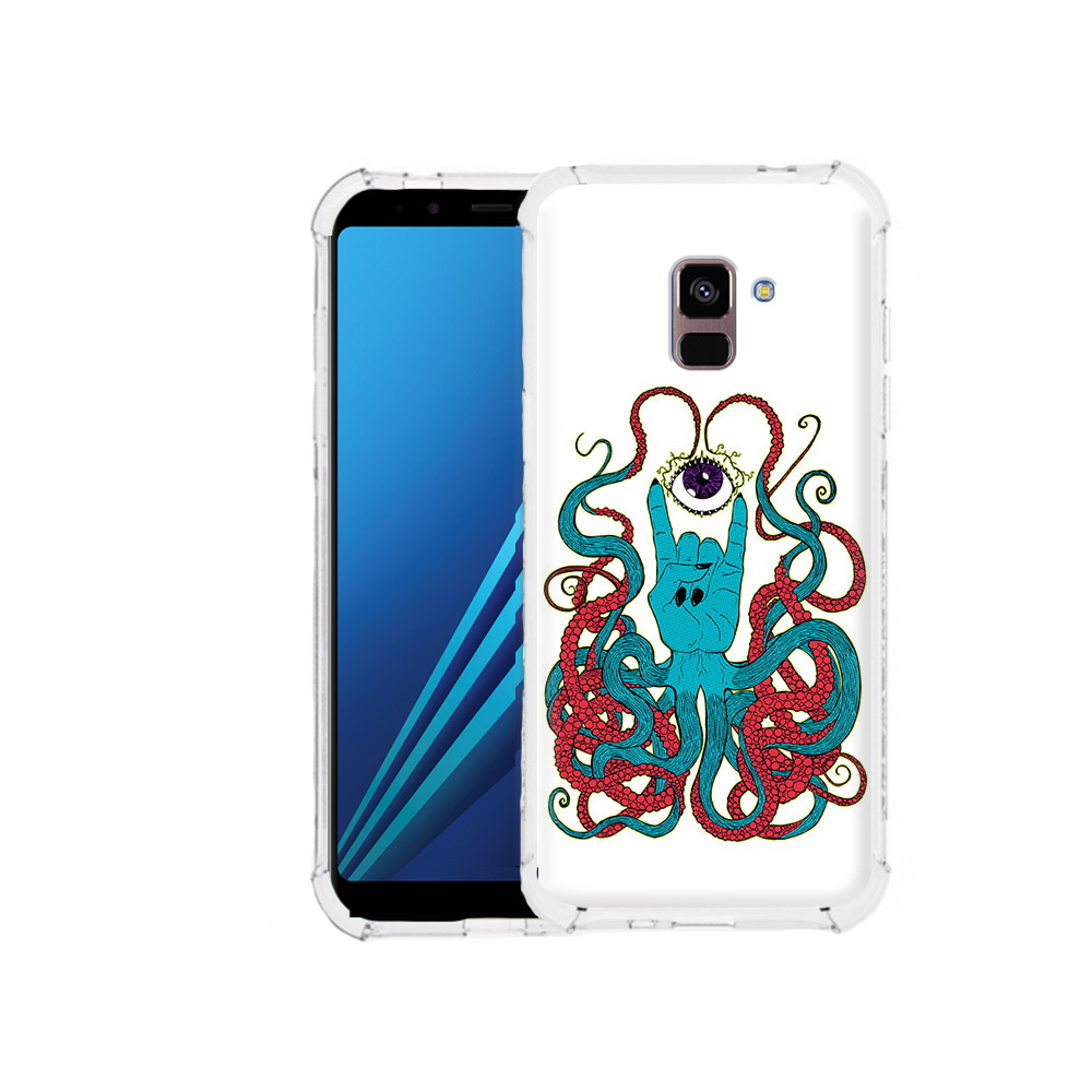 

Чехол MyPads Tocco для Samsung Galaxy A8 Plus осьминог-рука абстракция (PT119249.593.530), Tocco